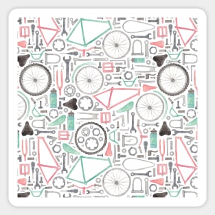 Cycling, Bike Parts Sticker